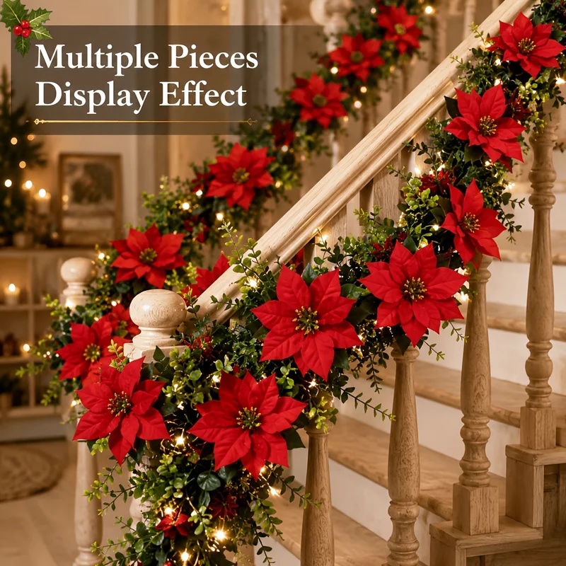 1/2Pcs Artificial Christmas Ga - Eucalyptus Preserved ulasan dan harga
