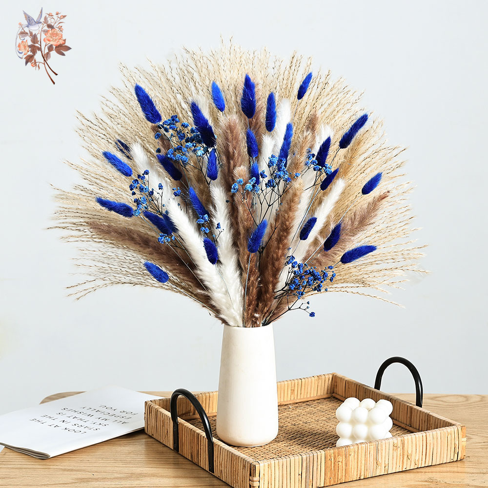 70 Stem Blue Fluffly Rabbit Ta - Florist Supply Bulk ulasan dan harga