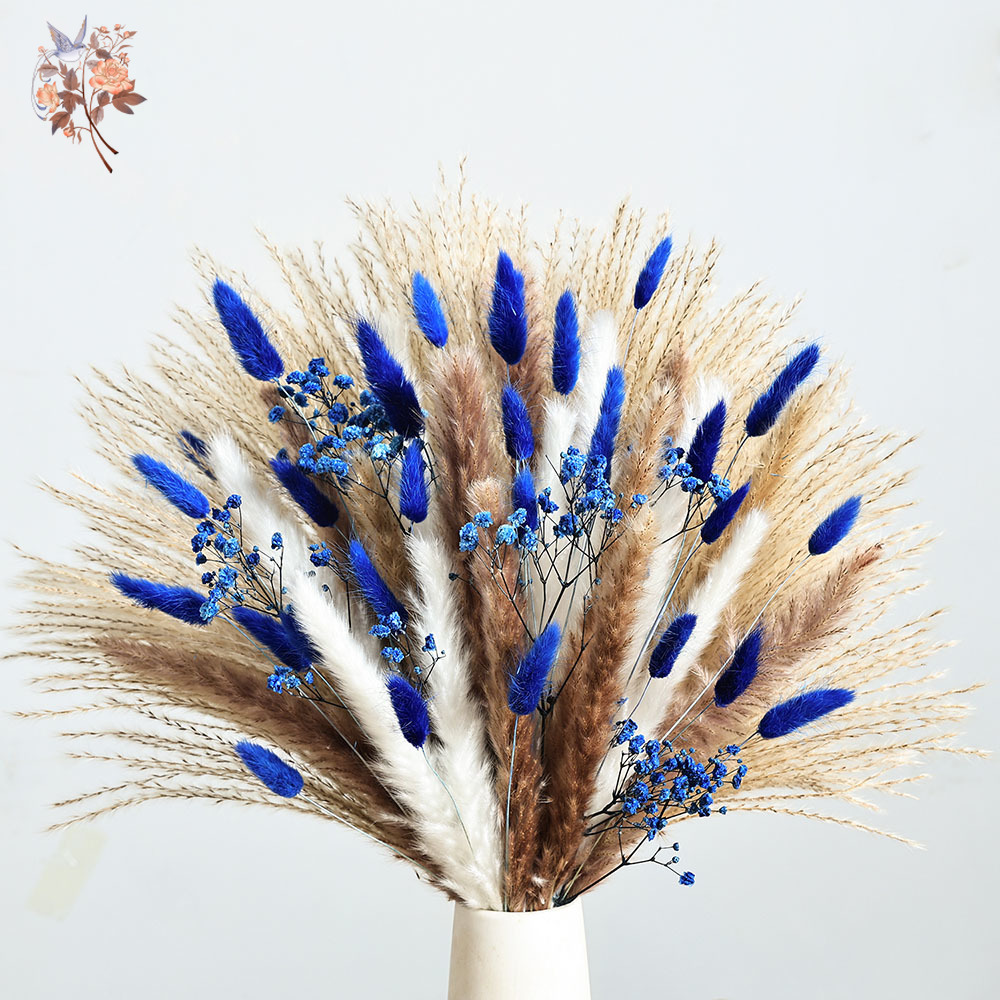 70 Stem Blue Fluffly Rabbit Ta - Florist Supply Bulk ulasan dan harga