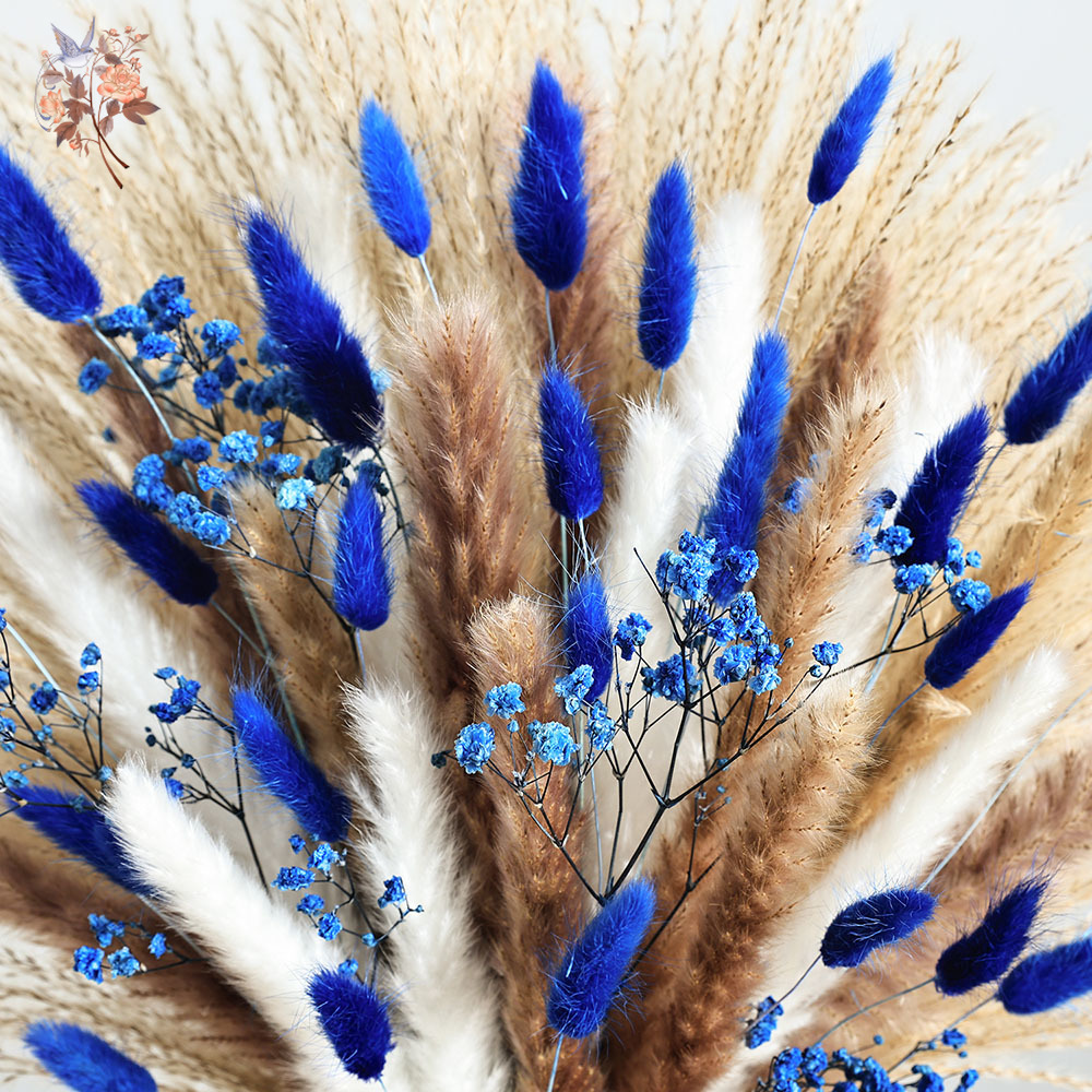 70 Stem Blue Fluffly Rabbit Ta - Florist Supply Bulk ulasan dan harga