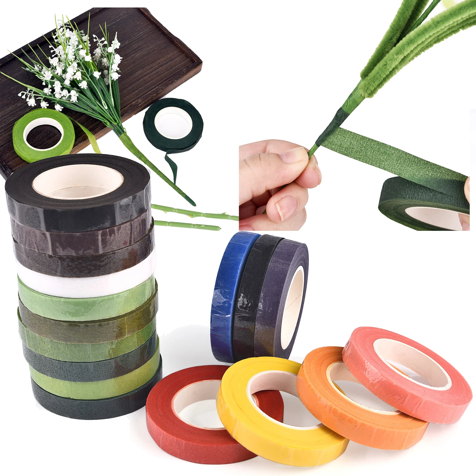 30 Yard 12MM Floral Stem Tape  - Florist Flower Supply ulasan dan harga