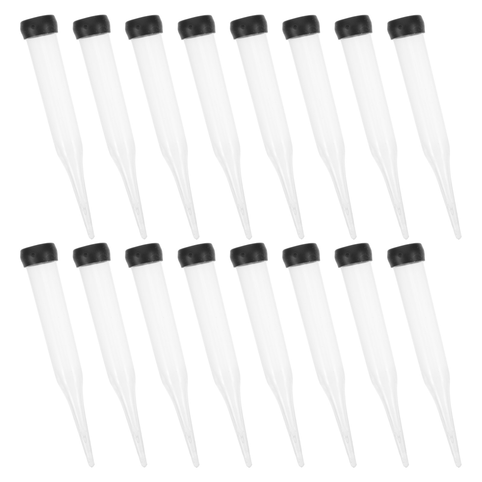 50Pcs Clear Plastic Water Tube - Florist Flower Supply ulasan dan harga