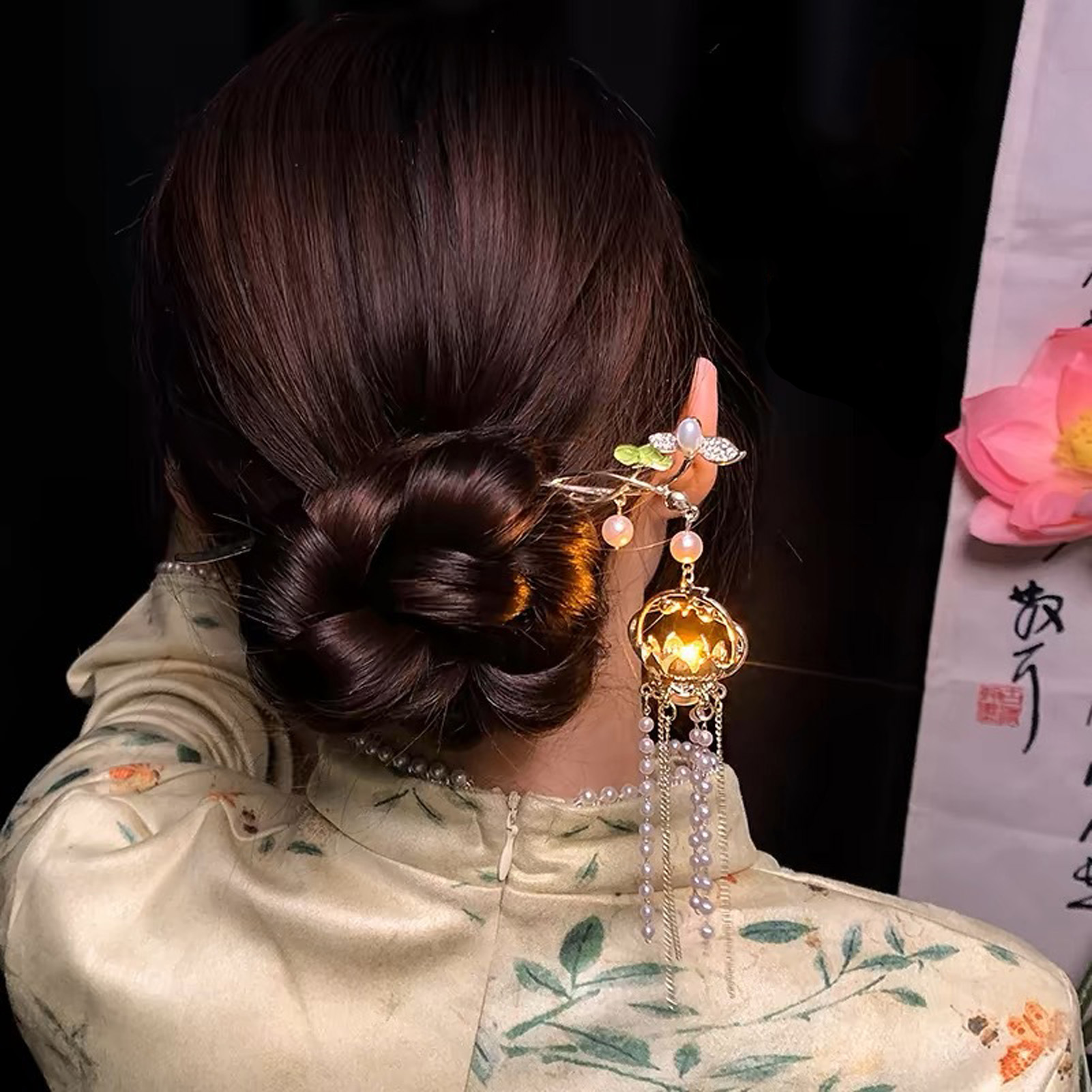 Luminous Flower Hairpin Women  - Supply Florist ulasan dan harga