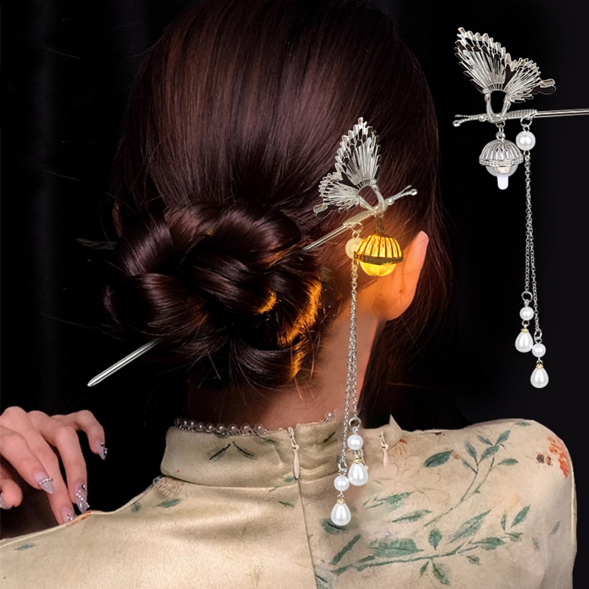 Luminous Flower Hairpin Women  - Supply Florist ulasan dan harga